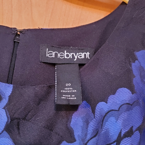 Lane Bryant Blue Rose Dress - Picture 2 of 6